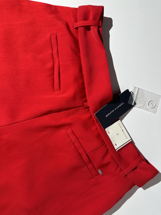 Красные Брюки кюлоты Tommy Hilfiger