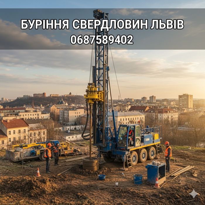 Професійне буріння свердловин/скважин! Своя вода за 1 день! ТЕЛЕФОНУЙ!