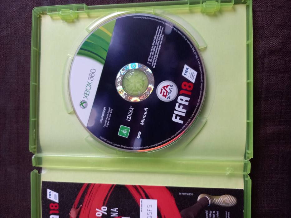 Gra Fifa 18 na konsolę xbox 360