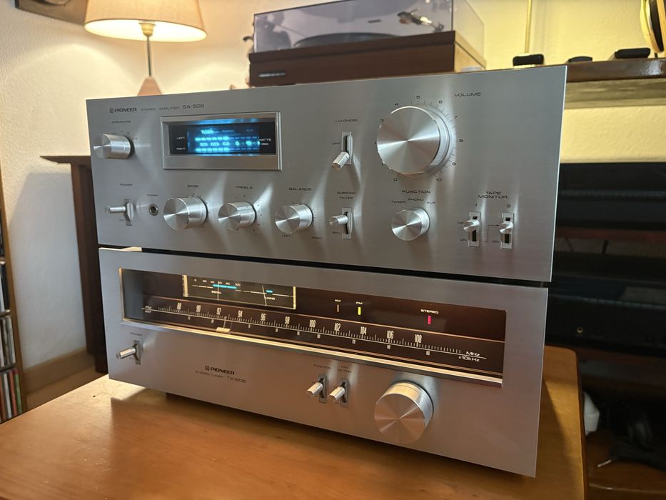 Conjunto Amplificador Pioneer SA-508 + Tuner TX-608