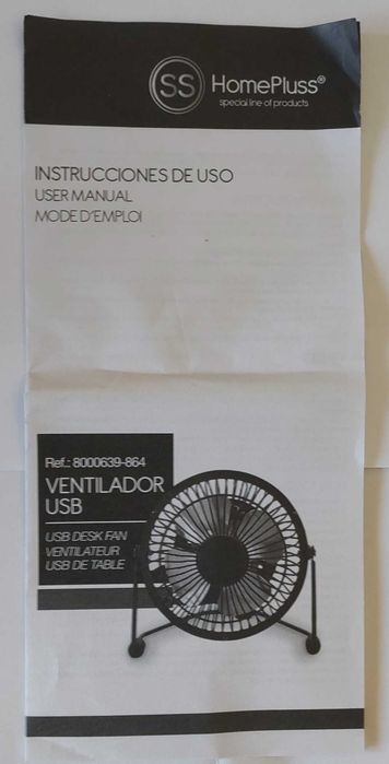 Ventoinha de Ligação USB P Portáteis
