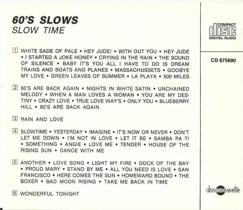 60's Slows (Slow Time Sixties)