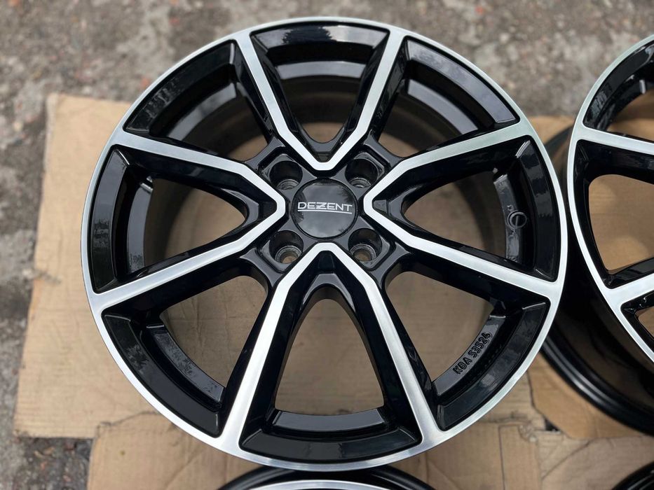 4x felgi aluminiowe DEZENT TN black 16"x6" rozstaw 4x100 ET 38 NOWE