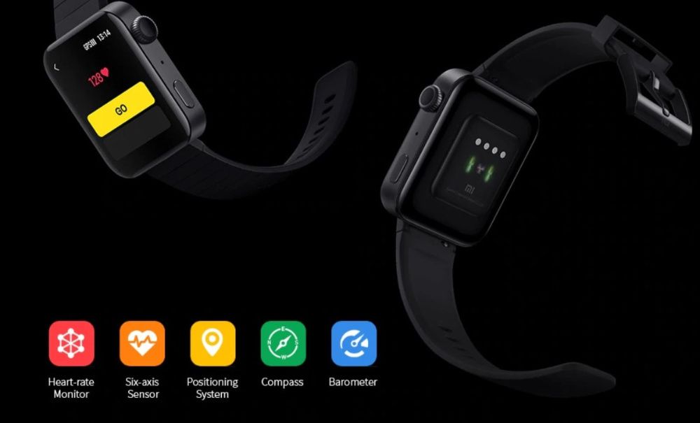 Xiaomi Mi Watch wart 1100z zegarek GPS NFC WIFI ESIM Android Bluetooth