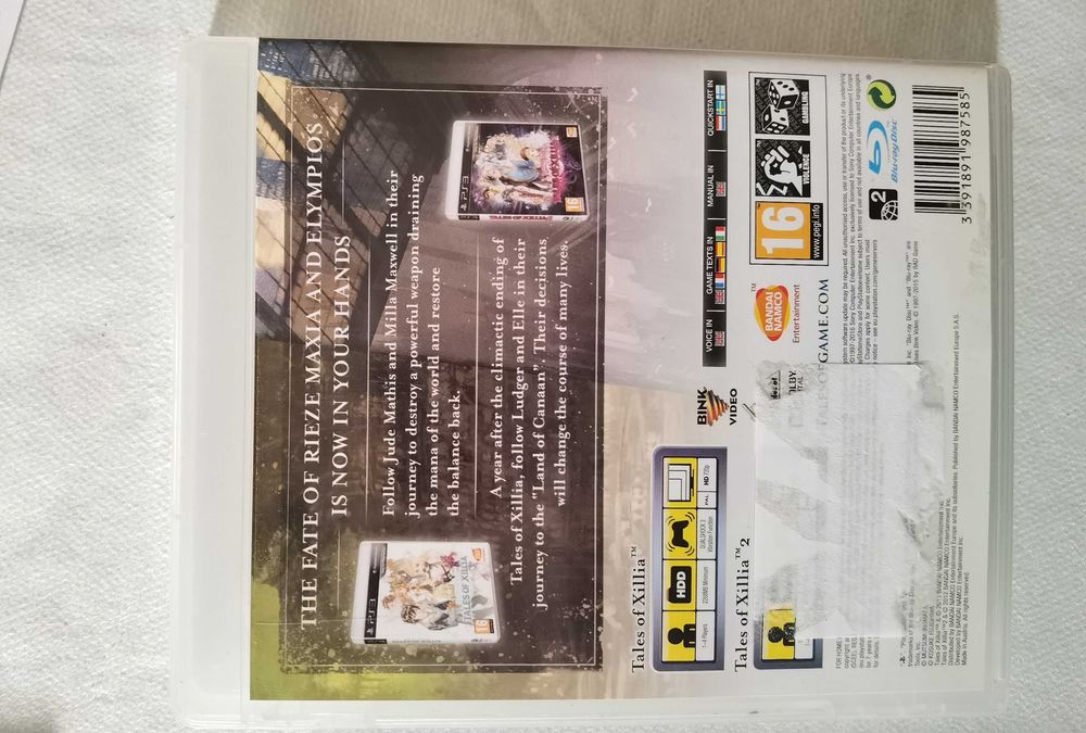 Tales of xillia 1 / Tales of xillia 2 - ps3