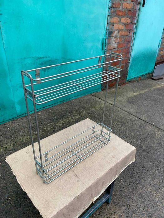 Выдвижная корзина карго для кухни с боковым креплением 150мм 2 полки