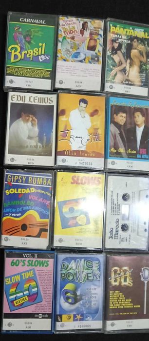 Cassetes de música diversa Brasileira, Espanhola e não só!