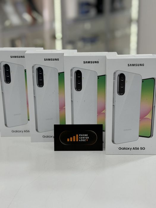 Samsung A56 white 5G 8/256gb Piotrkowska 136 w bramie 1399zl