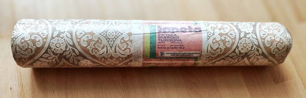 Tapeta PRL vintage oryginał w opakowaniu