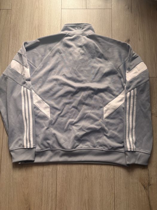 Bluza half zip niebieska