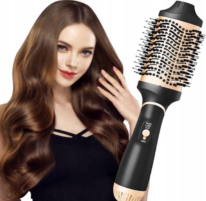 Hot Air Brush - 1000 W 4 w 1 suszarka do włosów One-Step, okrągła