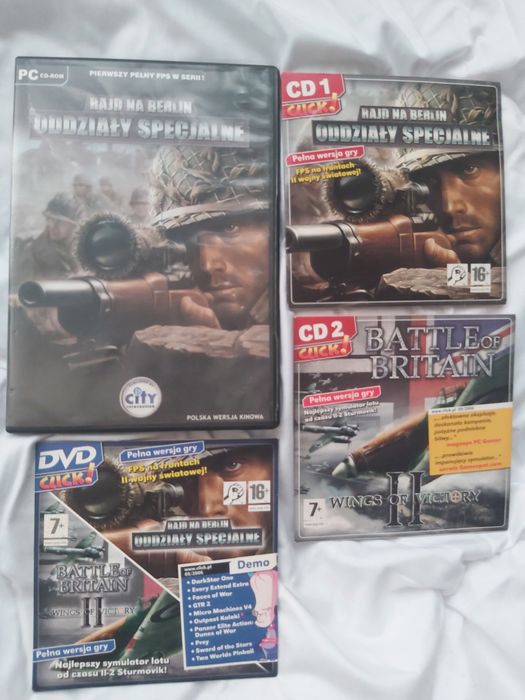 Gry komputerowe na CD- DVD