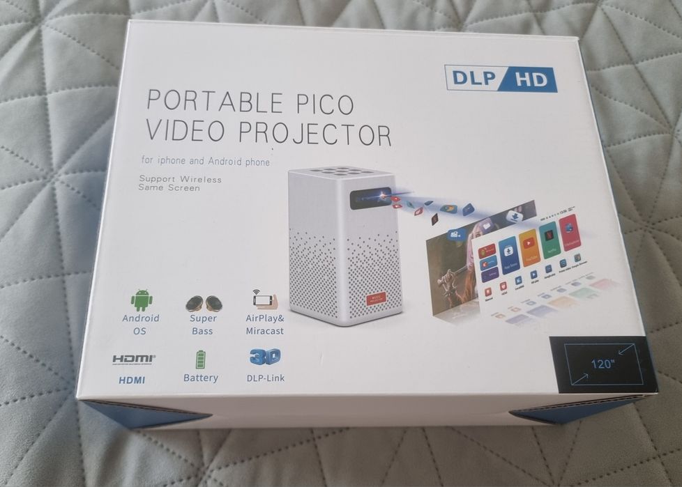 Міні-проектор Buintek P20 - портативний кінотеатр 4K

під Android