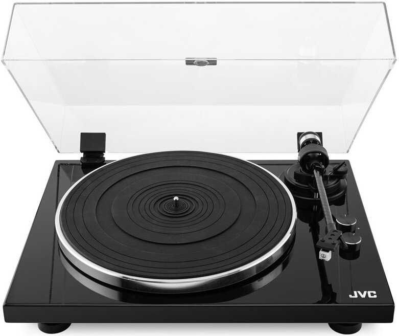 Gramofon JVC AL-E534B Czarny, Manual, przedwzmacniacz,nowy