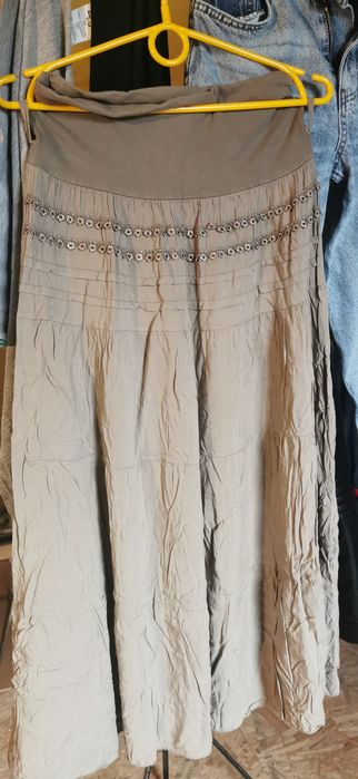 Spódnica maxi brąz 36 lato