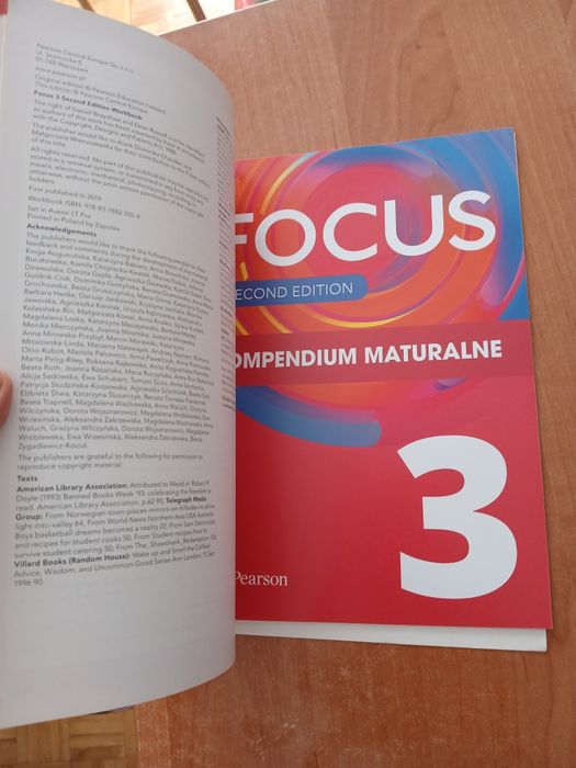 Focus 3 Second Edition, Workbook