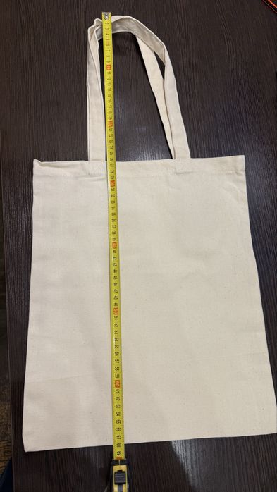 Еко сумка з бавовни, шопер 35*41, 220г/кв.м