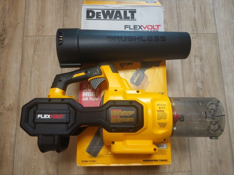 НОВИНКА! Аккумуляторная воздуходувка DEWALT DCBL772 X1 FLEX 60V MAX