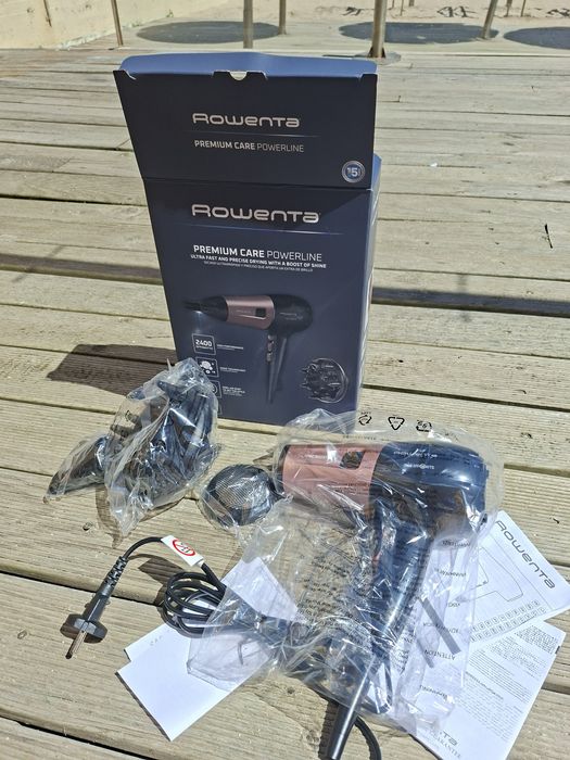 Secador de Cabelo Rowenta Premium Care Powerline 2400W – Novo