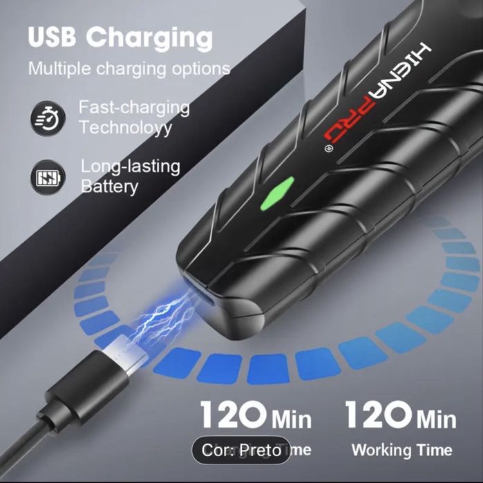 Acessorio de corte , aparar os pelos do corpo