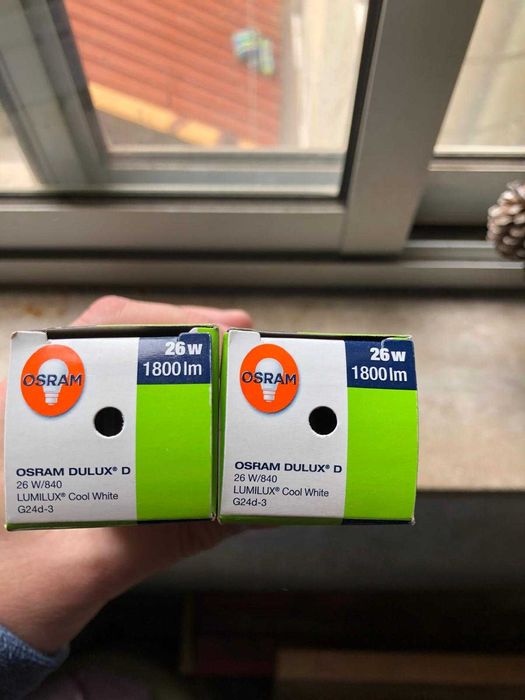 Lampadas Osram Dulux D 26W/840 2P Novas