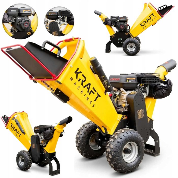 Rozdrabniacz SPALINOWY do gałęzi KWCH302A 100mm Loncin