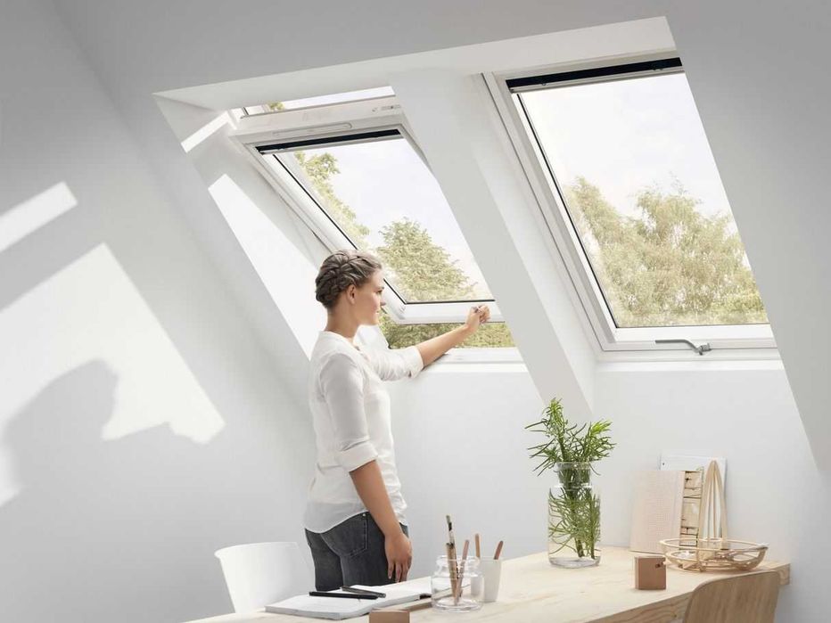 Okno dachowe VELUX GLU 0061B 78x118+kołnierz EDW 2000 "ciepły montaż"