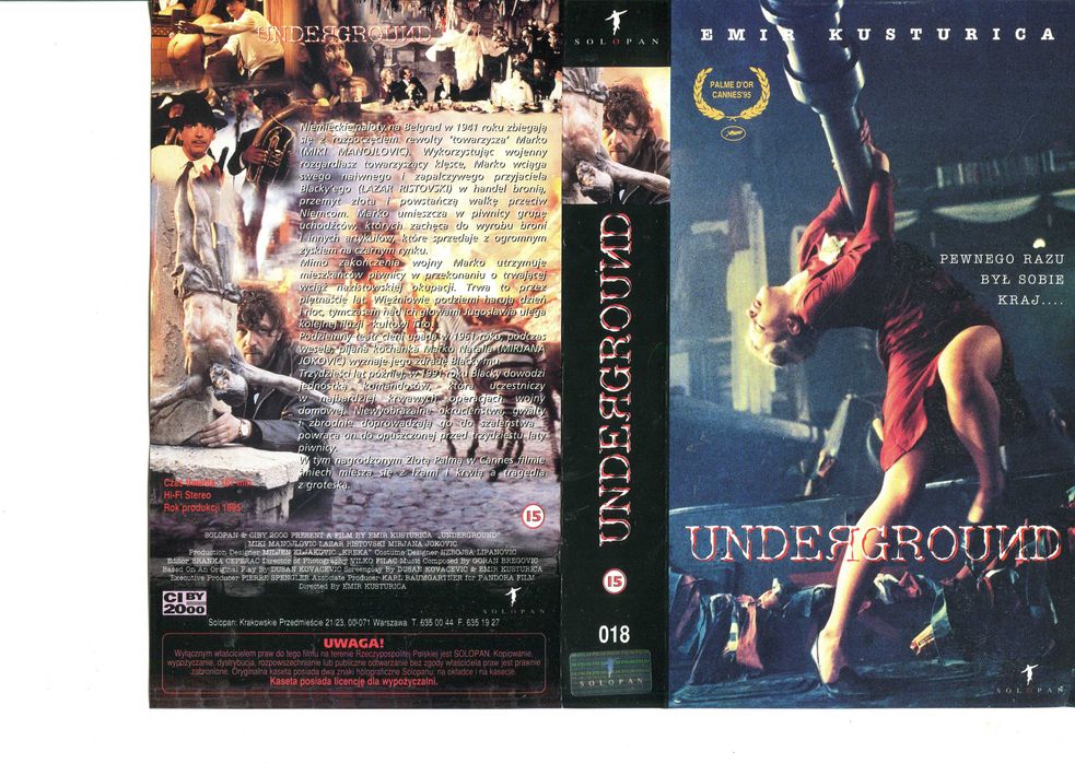 Underground    kaset vhs