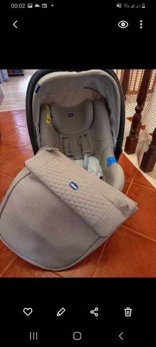 Carrinho de bebe da chicco + Ovo Como Novo