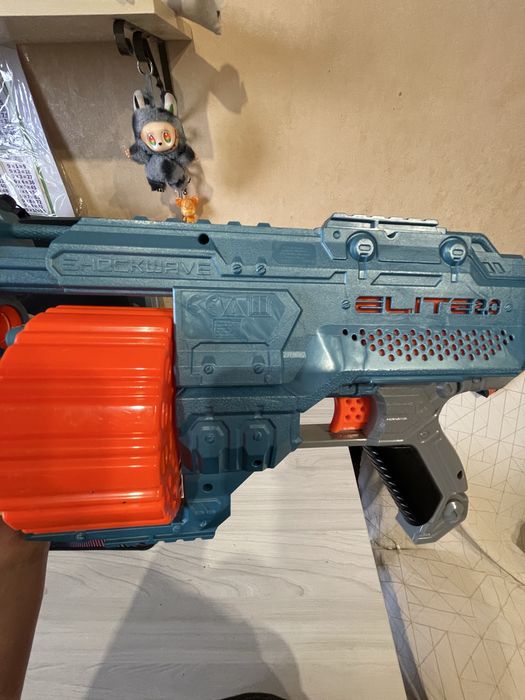 Бластер Кулемет Нерф Nerf Elite 2.0 Автомат Пулемёт детский пистолет