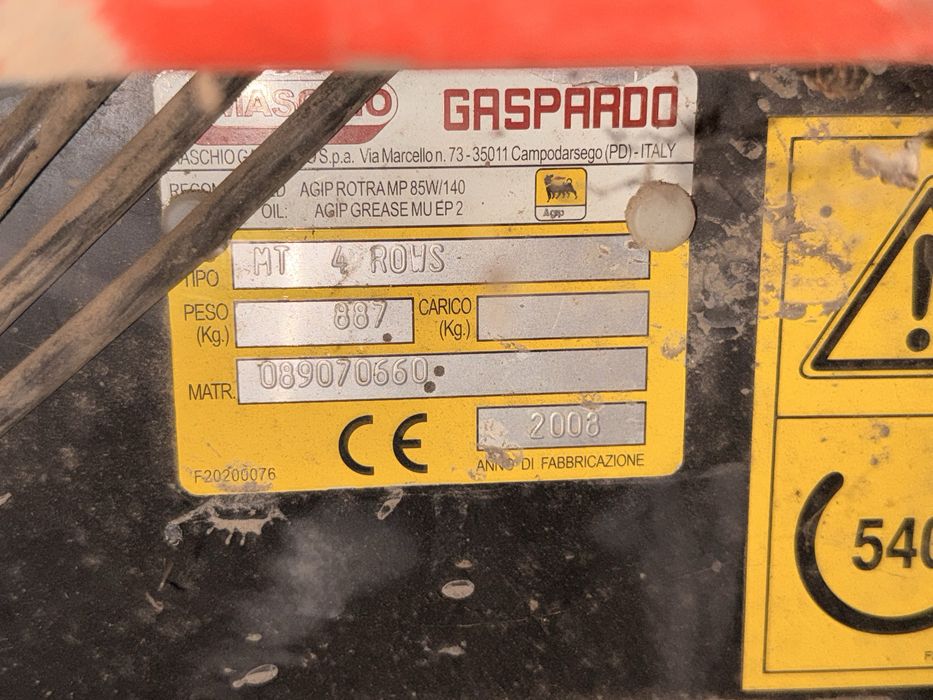 Semeador de precisão Gaspardo 4L