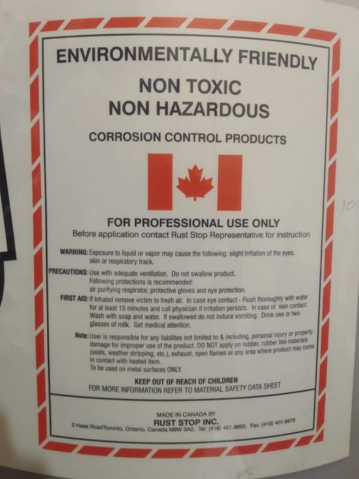 Rust Stop Антикорозійний засіб. Не токсичний