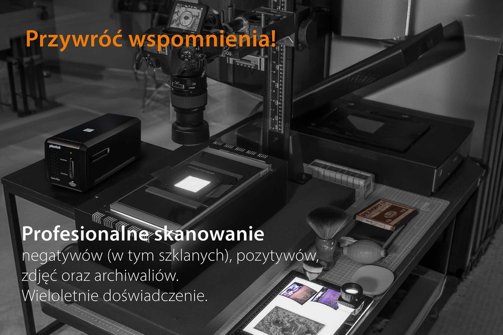 Profesionalne skanowanie negatywów, pozytywów, zdjęć i archiwaliów.