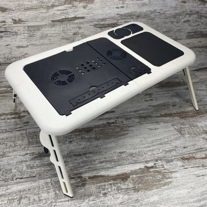 Столик для ноутбука с кулером Стіл підставка з вентиляцією 2 USB кулер