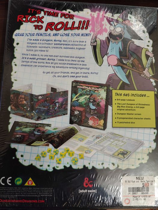 Dungeons & Dragons vs Rick and Morty (бокс-сет настольной ролевой игры