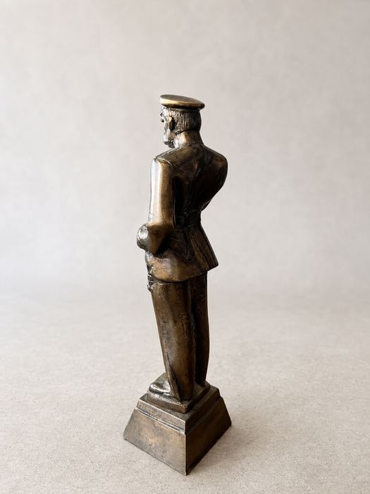 Józef Piłsudski – ciężka figura z brązu/mosiądzu 28 cm, 2,45 kg