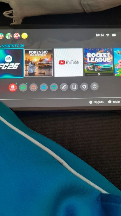 Nintendo oled : com 11 jogos com capa