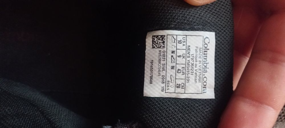 Tenis colombia N43 impecavel
