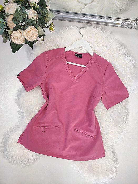 Różowy uniform, odzież  medyczna bluzka, spodnie, Be Medical!