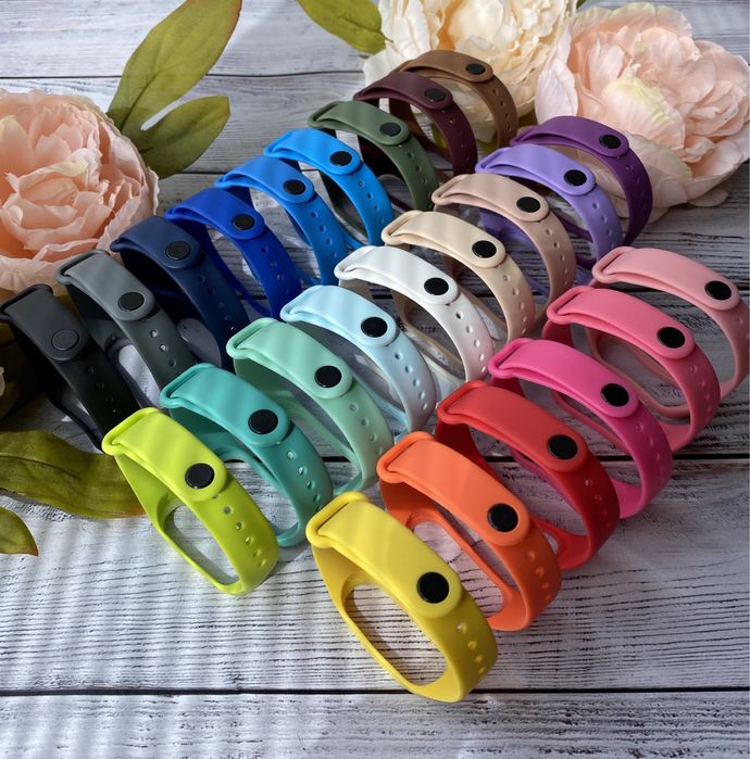 5шт-100грн!Ремінець mi band /браслет/ремешок ми бенд/mi band 5/6/7/3/4