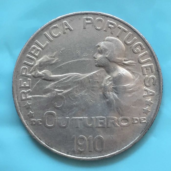 1 Escudo 1910 (1914) - 5 de Outubro - prata