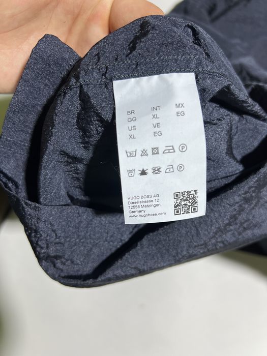 Hugo Boss легенька нейлонова чоловіча куртка овершот ХЛ