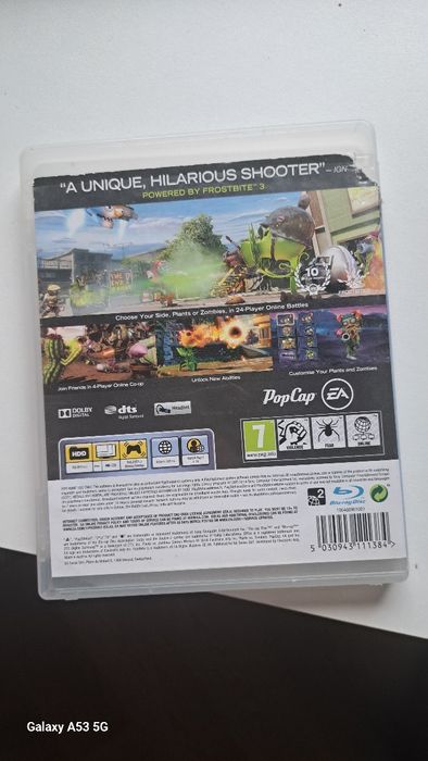 Gra Plants vs Zombies Garden Warfare PS3 Sony Play Station  PS3