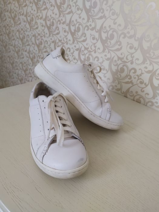 Шкіряні кросівки для дівчинки Zara, 34 розмір, кожанные кросовки, кеди