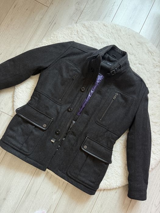 Porządna kurtka płaszcz Hugo Boss L męski elegancki