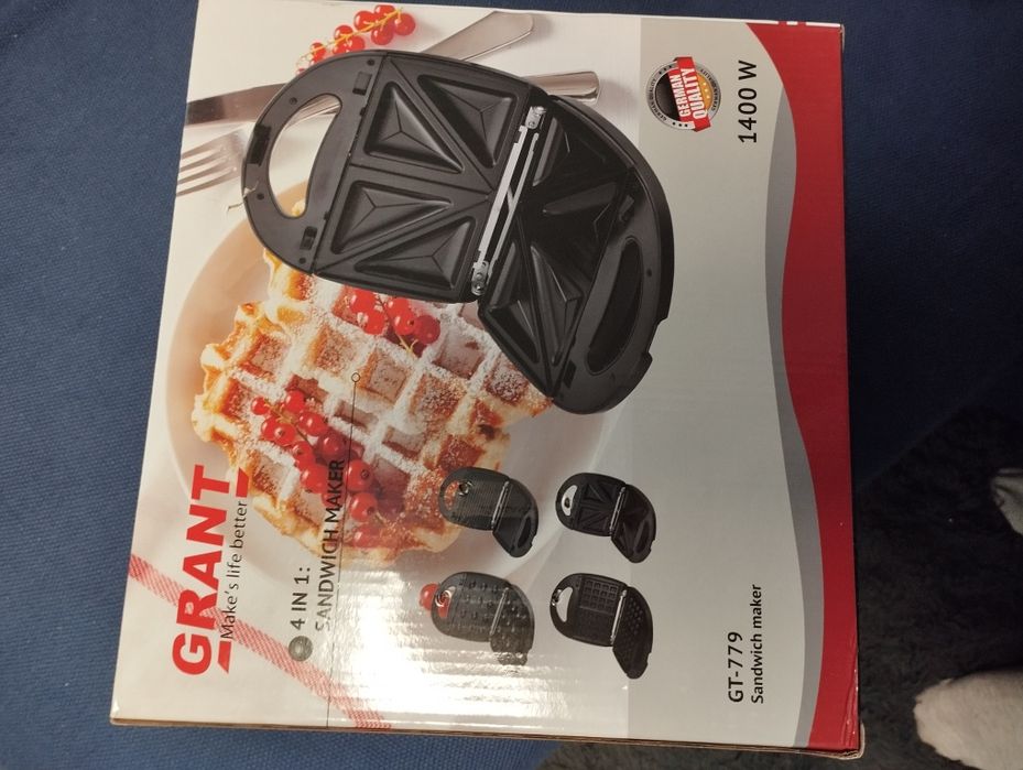 Мультимейкер 4/1, вафельниця, бутербродниця