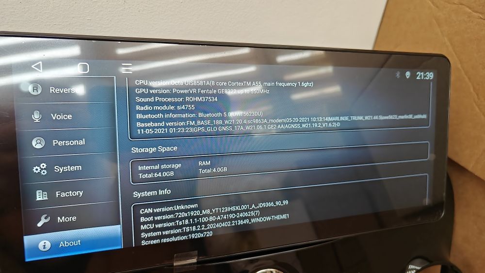Штатная магнитола Mercedes Vito W447 android WiFi GPS Bluetooth