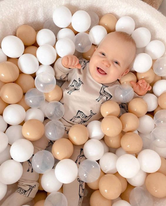 Детский сухой бассейн Теди  с шариками и без. Сухі басейни з кульками