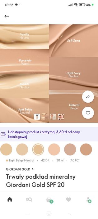Mineralny podkład SPF 20