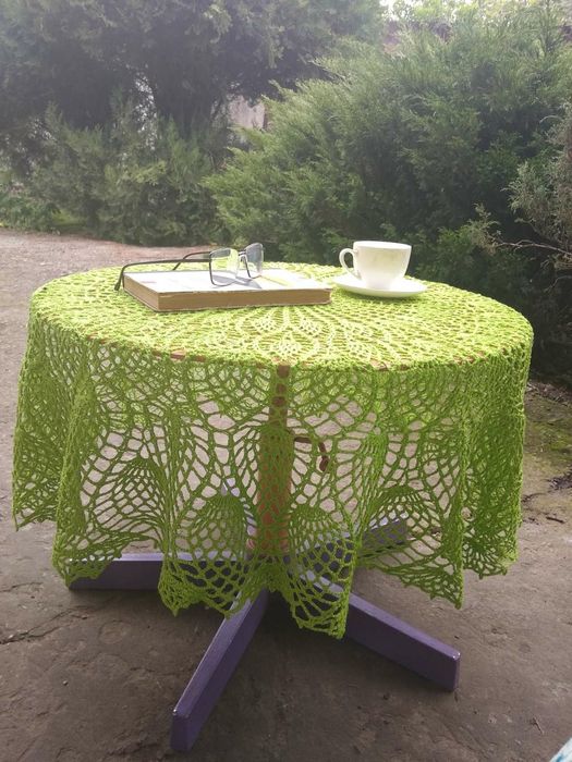 Скатерть ажурная ручной работы
